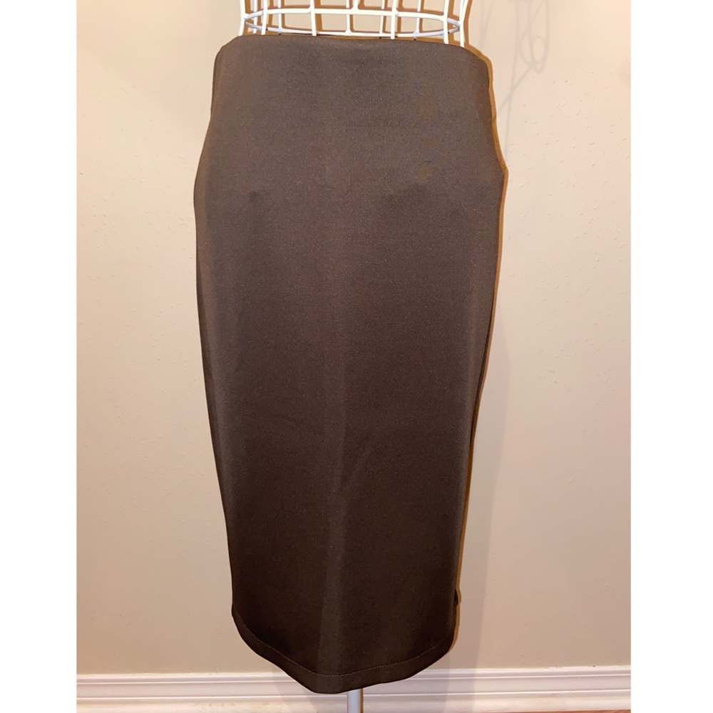 Catherine Catherine Malandrino brown pencil skirt